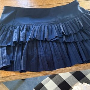 Lucky in Love Deep Blue Layered Mini Skirt